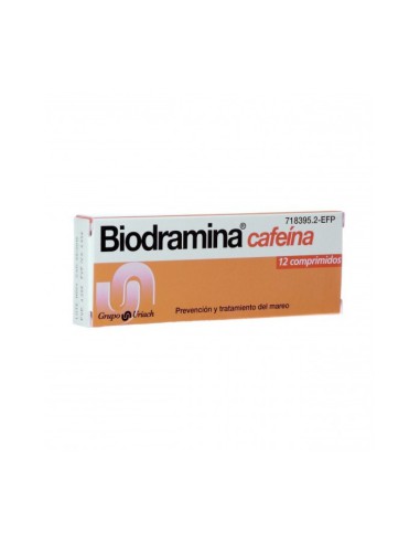 Biodramina cafeina 12 comp