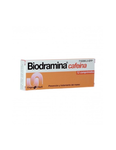 Biodramina cafeina 12 comp