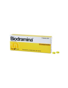 Biodramina 50 mg 12 comprimidos