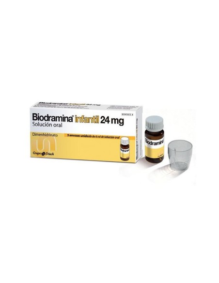 Biodramina infantil sol oral 24mg