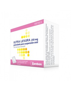 ULTRALEVURA 250 MG 20 SOBRES