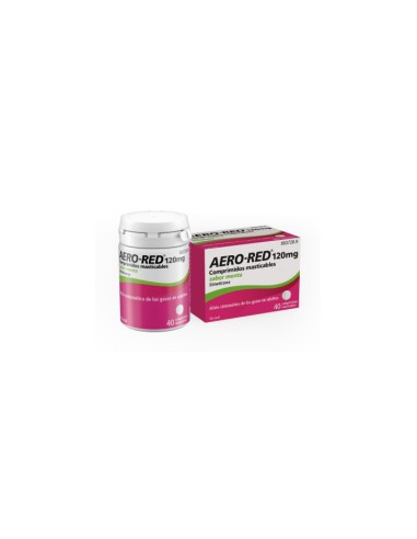Aero red 120 mg Menta 40 comprimidos