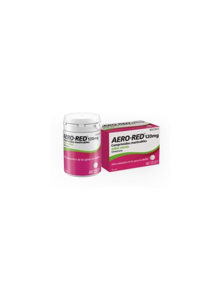 Aero red 120 mg Menta 40 comprimidos