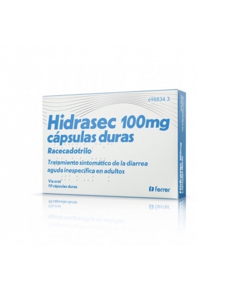 Hidrasec 100 mg 10 cápsulas