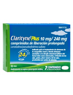 Clarityne plus 10/240 mg 7 comprimidos