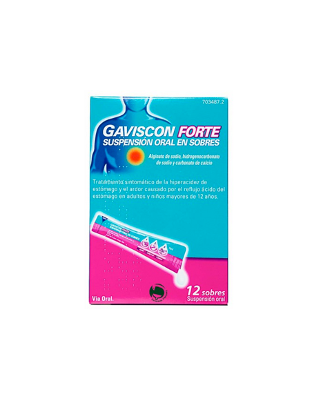 GAVISCON FORTE 12 SOBRES