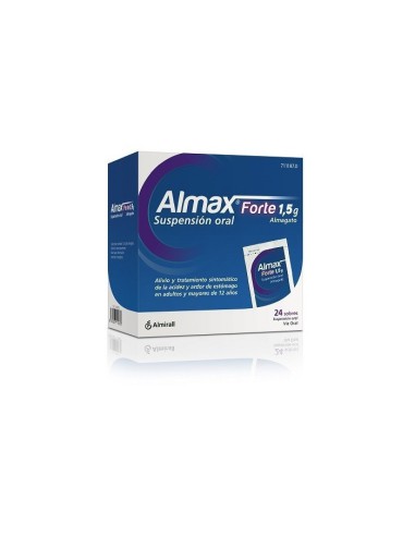 Almax Forte 1,5g suspensión oral  24 sobres