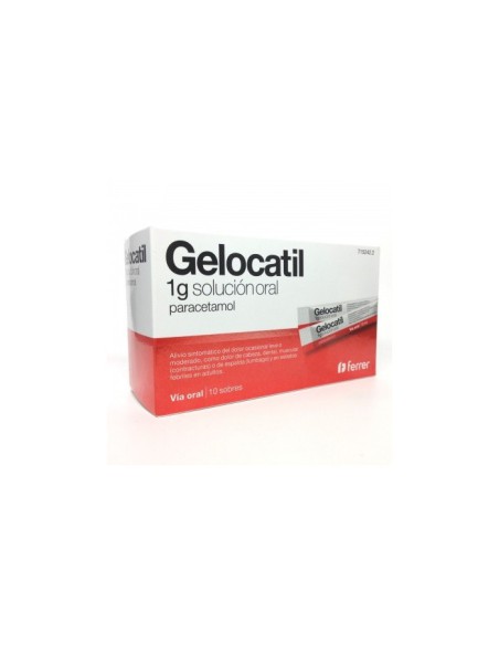 Gelocatil 1 gr sol 10 sobres