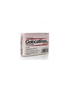 Gelocatil 650 mg 12 comprimidos