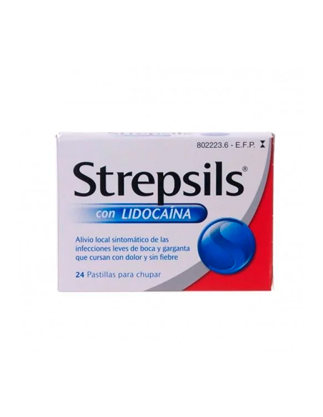 Strepsils Lidocaina 24 pastillas