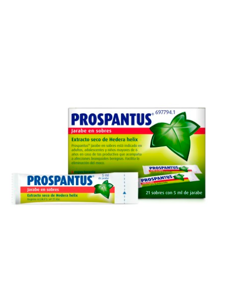 Prospantus  21 sobres de jarabe 5 ml