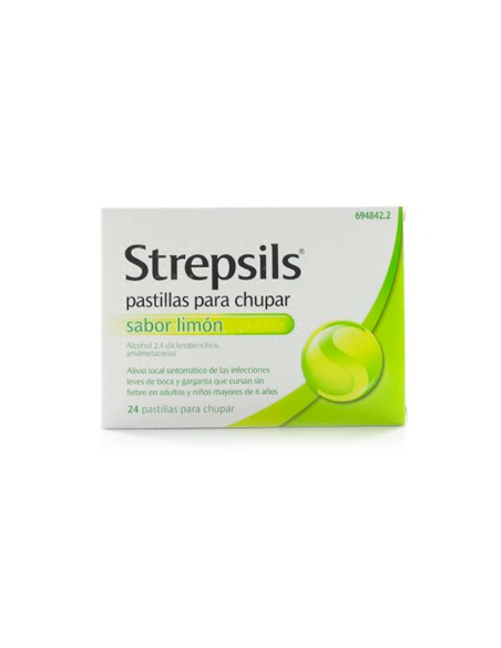 Strepsils Limón 24 pastillas
