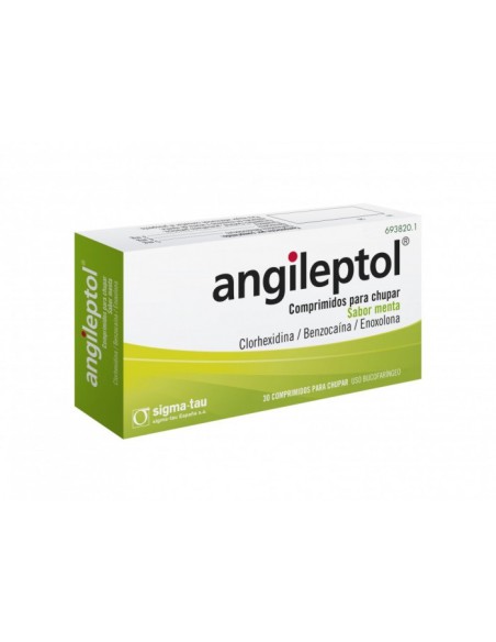 Angileptol menta 30 pastillas