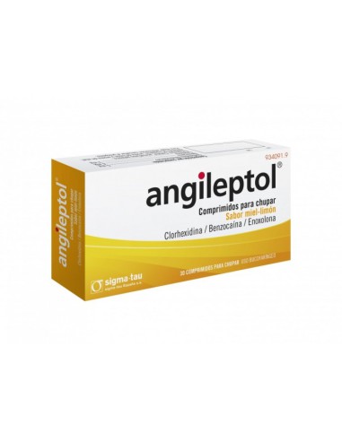 Angileptol Miel-Limón 30 comprimidos