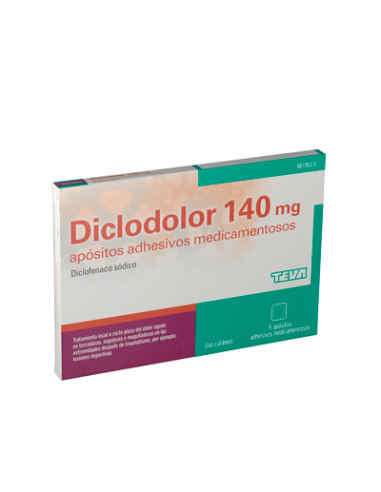 Diclodolor 140 mg 5 apósitos