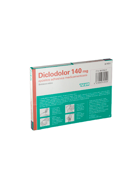 Diclodolor 140 mg 10 parches