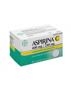 Aspirina C 20 comp efervescentes