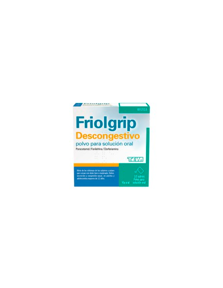 Friolgrip descongestivo sobres