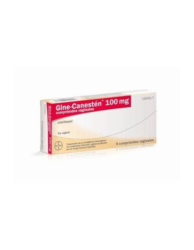 Gine canesten 100 mg 6 comp vaginales