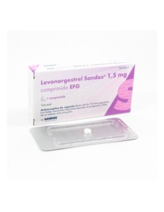 LEVONORGESTREL SANDOZ 1,5 MG 1 COMP EFG