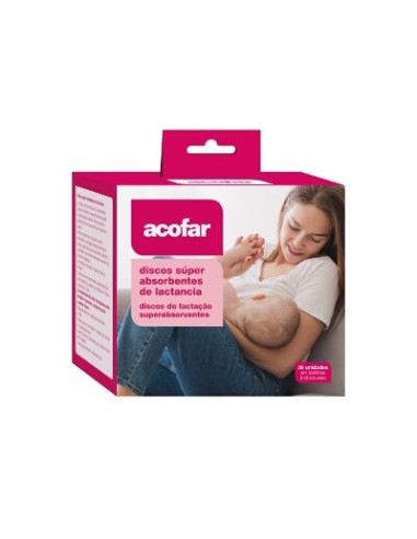 ACOFARBABY DISCOS SUPER ABSORB LACTA 36U
