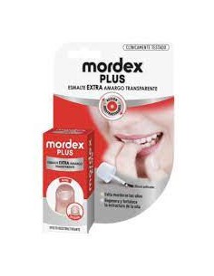 MORDEX PLUS ESMALTE EXTRA AMARGO TRANSPARENTE 9M
