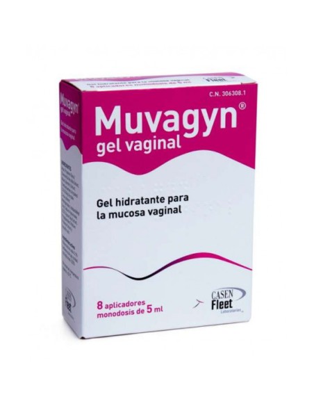 MUVAGYN GEL HIDRATANTE VAGINAL 8 TUBOS 5 ML