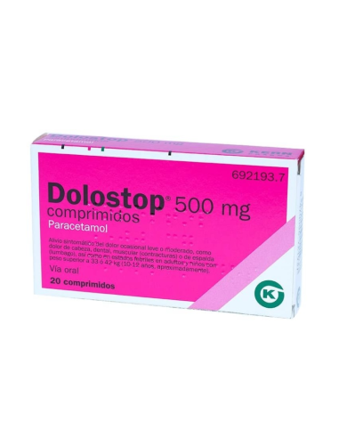 DOLOSTOP 650 MG 20 COMPRIMIDOS