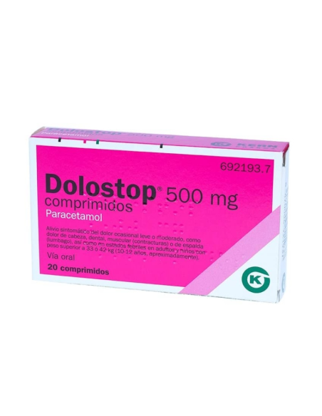 DOLOSTOP 650 MG 20 COMPRIMIDOS