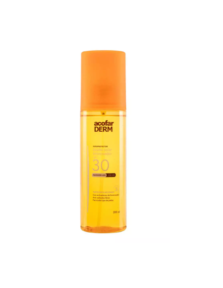 ACOFAR DERM ACEITESOLARBRONCEADOR SPF30 200ML