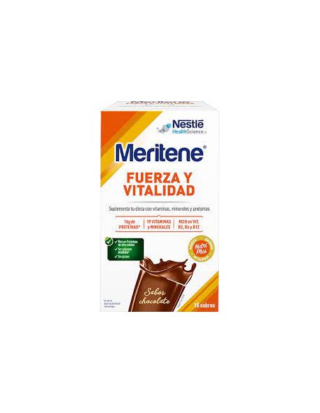 MERITENE FUERZA Y VITALIDAD (15 SOBRES) SABOR CH