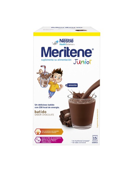 MERITENE JUNIOR (15 SOBRES) SABOR CHOCOLATE