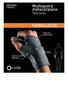 MUÑEQUERA METACARPIANA NEOPRENO TALLA UNICA