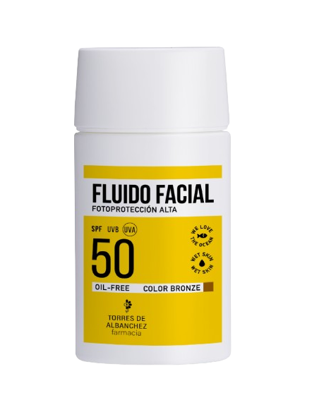 FLUIDO  FACIAL SOLAR 50 TDA BRONZE