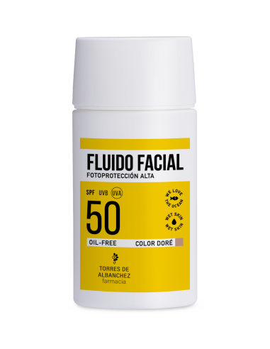 FLUIDO FACIAL SOLAR SPF50 COLOR DORÉ